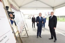 Президент Ильхам Алиев принял участие в открытии Масаллинского промышленного квартала (ФОТО)