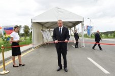 Президент Ильхам Алиев принял участие в открытии Масаллинского промышленного квартала (ФОТО)