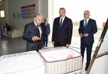 Президент Ильхам Алиев принял участие в открытии Масаллинского промышленного квартала (ФОТО)