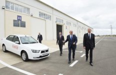 Президент Ильхам Алиев принял участие в открытии Масаллинского промышленного квартала (ФОТО)