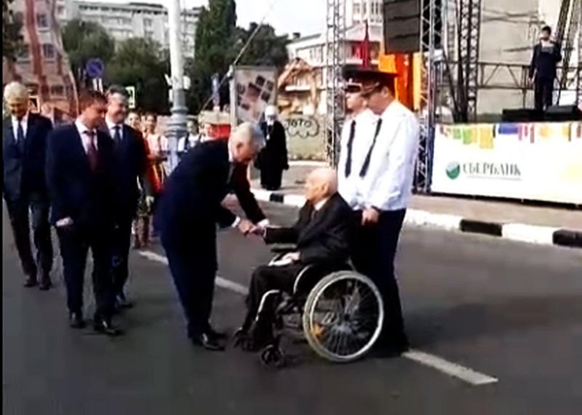 В Воронеже чествовали 100-летнего героя из Азербайджана (ВИДЕО, ФОТО)