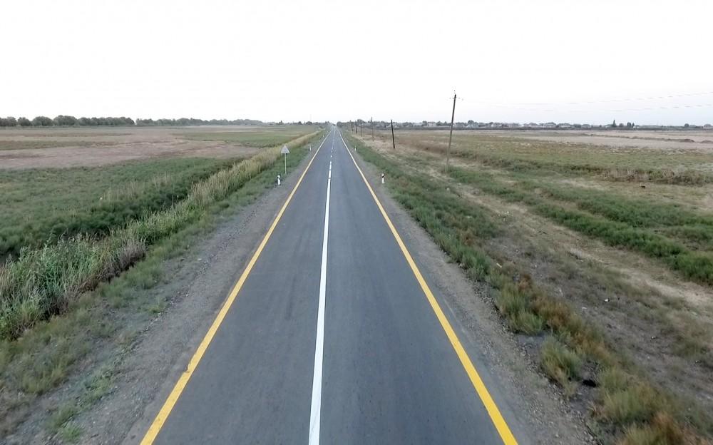 Ilham Aliyev inaugurates newly-reconstructed highway in Masalli (PHOTO)