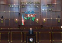 Президент Ильхам Алиев принял участие в торжественном заседании по случаю 100-летия азербайджанского парламента  (ФОТО) (версия 2)