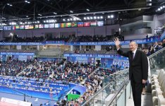 Президент Ильхам Алиев и Первая леди Мехрибан Алиева приняли участие в церемонии открытия в Баку Чемпионата мира по дзюдо (ФОТО)