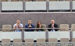 President Ilham Aliyev watched bronze medal bout of World Judo Championships (PHOTO)