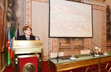 Первый вице-президент Мехрибан Алиева приняла участие в конференции "100-летие создания АДР и отношения стратегического партнерства между Азербайджаном и Италией" (ФОТО)
