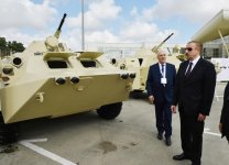 President Aliyev views Azerbaijan International Defense Exhibition ADEX 2018 (PHOTO)