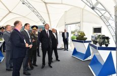 President Aliyev views Azerbaijan International Defense Exhibition ADEX 2018 (PHOTO)