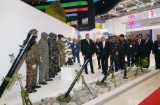 President Aliyev views Azerbaijan International Defense Exhibition ADEX 2018 (PHOTO)