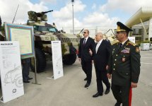 President Aliyev views Azerbaijan International Defense Exhibition ADEX 2018 (PHOTO)