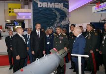 President Aliyev views Azerbaijan International Defense Exhibition ADEX 2018 (PHOTO)