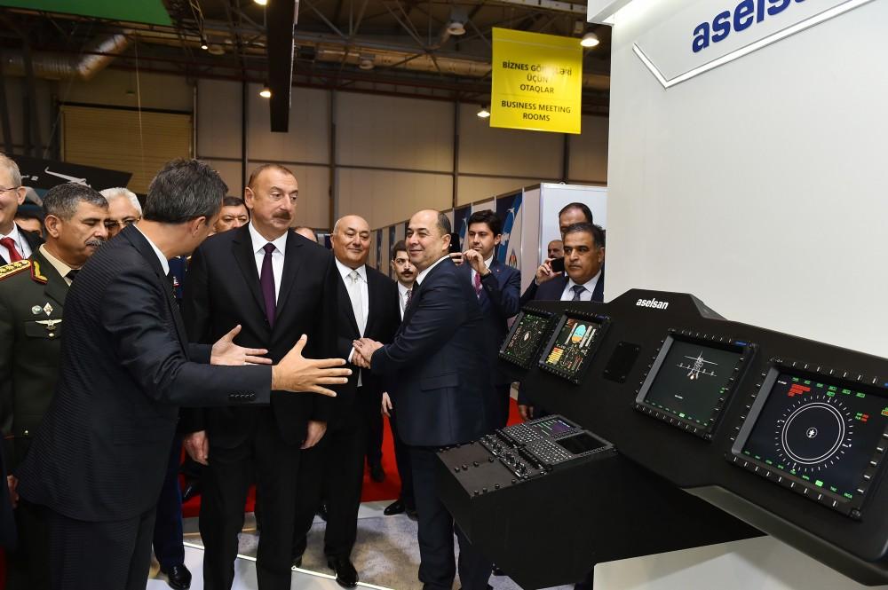President Aliyev views Azerbaijan International Defense Exhibition ADEX 2018 (PHOTO)