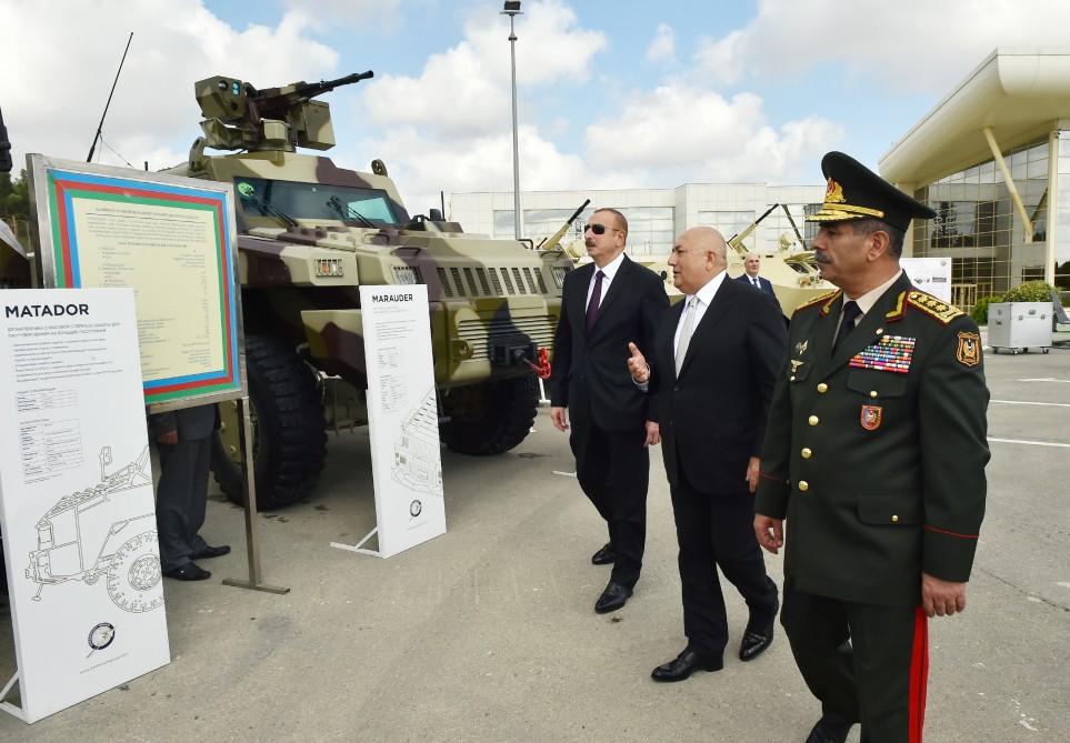 President Aliyev views Azerbaijan International Defense Exhibition ADEX 2018 (PHOTO)