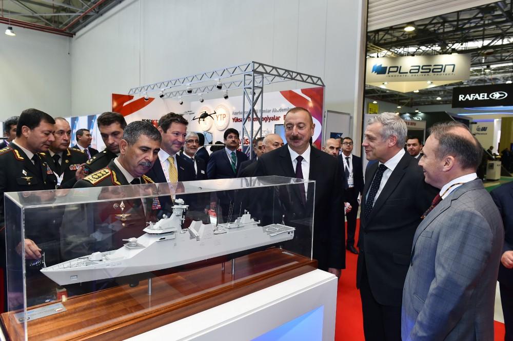 President Aliyev views Azerbaijan International Defense Exhibition ADEX 2018 (PHOTO)