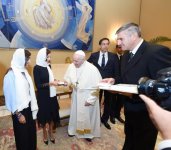Первый вице-президент Мехрибан Алиева встретилась с Папой Римским Франциском (ФОТО)