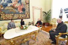 Первый вице-президент Мехрибан Алиева встретилась с госсекретарем Святого Престола (ФОТО) (версия 2)