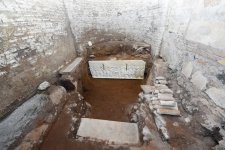 Первый вице-президент Мехрибан Алиева приняла участие в открытии катакомб святого Себастьяна в Риме (ФОТО)