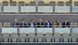 Президент Ильхам Алиев наблюдал соревнования Чемпионата мира по дзюдо (ФОТО)