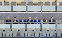 Президент Ильхам Алиев наблюдал соревнования Чемпионата мира по дзюдо (ФОТО)