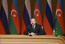 Presidents Ilham Aliyev, Vladimir Putin attend official opening ceremony of 9th Azerbaijan-Russia Interregional Forum (PHOTO)