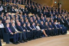 Presidents Ilham Aliyev, Vladimir Putin attend official opening ceremony of 9th Azerbaijan-Russia Interregional Forum (PHOTO)
