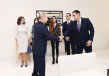 Azerbaijan's president, first VP, Russian, Mongolian presidents watch competitions at World Judo Championships (PHOTO)
