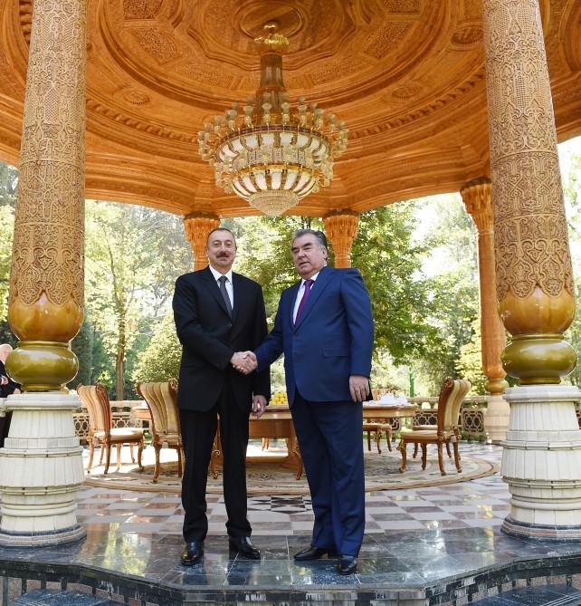 President Aliyev attends CIS Heads of State Council session in Dushanbe (PHOTO)