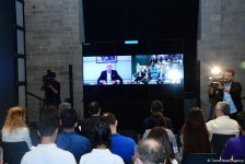 В рамках Фестиваля Насими прошел телемост с Вашингтоном – лекция Джереми Рифкина (ФОТО)