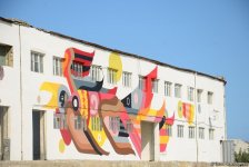 В рамках Фестиваля Насими представлен креативный проект "Раскрывающаяся стена" (ФОТО)