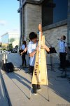 Вице-президент Фонда Гейдара Алиева Лейла Алиева и президент Baku Media Center Арзу Алиева посетили выставку "От отходов к искусству" (ФОТО)
