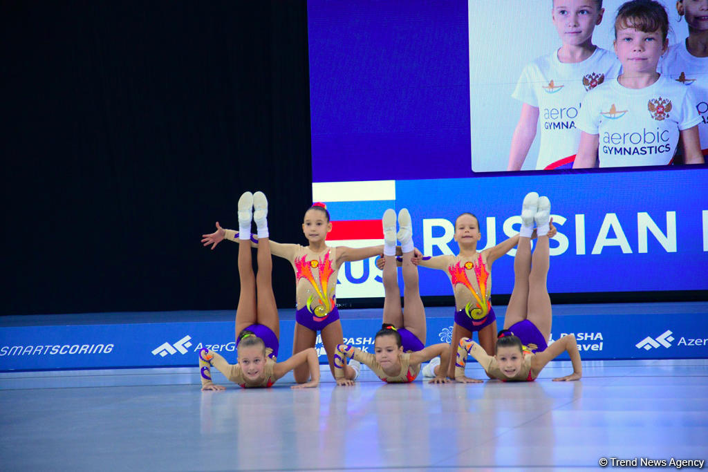 Стартовал финальный день IV Открытого чемпионата Азербайджана и Первенства Баку по аэробной гимнастике (ФОТО)