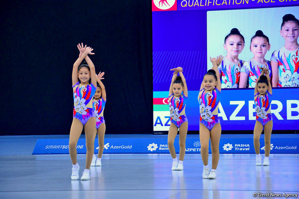 Стартовал финальный день IV Открытого чемпионата Азербайджана и Первенства Баку по аэробной гимнастике (ФОТО)