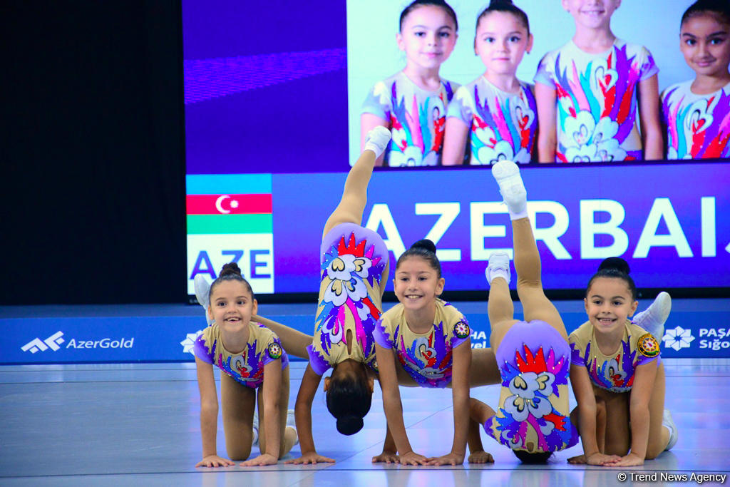 Стартовал финальный день IV Открытого чемпионата Азербайджана и Первенства Баку по аэробной гимнастике (ФОТО)