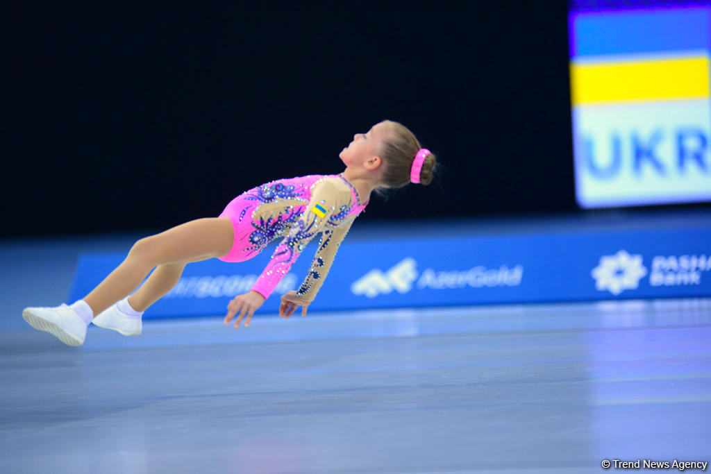 Стартовал финальный день IV Открытого чемпионата Азербайджана и Первенства Баку по аэробной гимнастике (ФОТО)