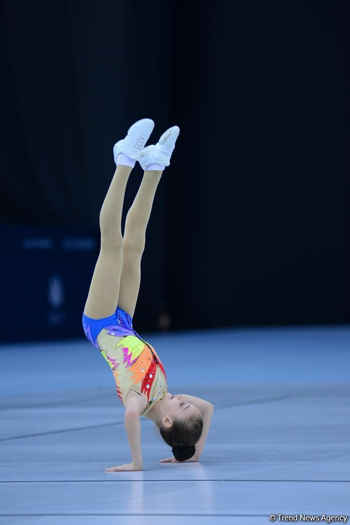 Стартовал финальный день IV Открытого чемпионата Азербайджана и Первенства Баку по аэробной гимнастике (ФОТО)
