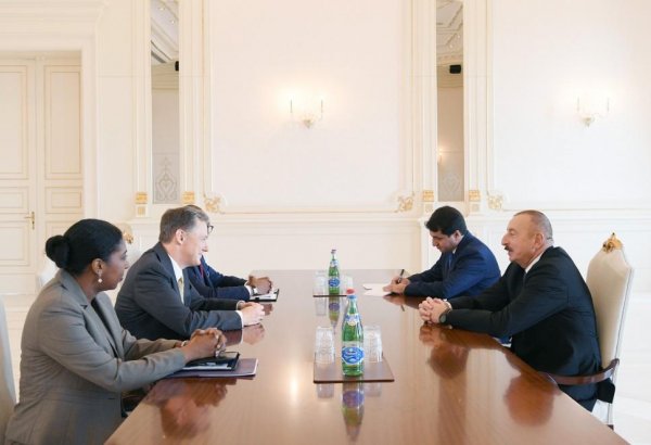 Ilham Aliyev receives US deputy assistant secretary