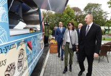 Президент Ильхам Алиев и Первая леди Мехрибан Алиева приняли участие в открытии комплекса “ABAD Factory” (ФОТО)