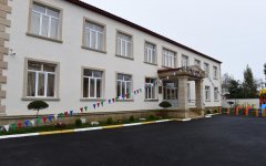 Президент Ильхам Алиев принял участие в открытии построенного по инициативе Фонда Гейдара Алиева детсада в Лерике (ФОТО)