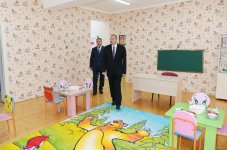 Президент Ильхам Алиев принял участие в открытии построенного по инициативе Фонда Гейдара Алиева детсада в Лерике (ФОТО)