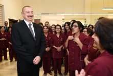 Президент Ильхам Алиев и Первая леди Мехрибан Алиева приняли участие в открытии Лянкяранского филиала ОАО «Азерхалча» (ФОТО)