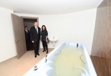 Президент Ильхам Алиев и Первая леди Мехрибан Алиева ознакомились с работами, проведенными в Лянкяранском центре горячих источников и здоровья (ФОТО)
