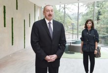 Президент Ильхам Алиев и Первая леди Мехрибан Алиева ознакомились с работами, проведенными в Лянкяранском центре горячих источников и здоровья (ФОТО)