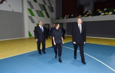 Президент Ильхам Алиев и Первая леди Мехрибан Алиева приняли участие в открытии Лянкяранского олимпийского спорткомплекса (ФОТО)