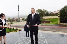 Президент Ильхам Алиев принял участие в открытии Музея флага в Лерике (ФОТО)