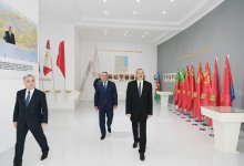Президент Ильхам Алиев принял участие в открытии Музея флага в Лерике (ФОТО)