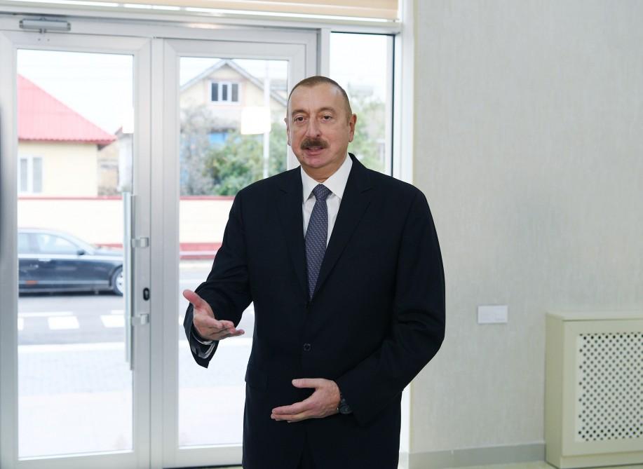 Президент Ильхам Алиев принял участие в церемонии по случаю завершения проекта «Система водоснабжения города Астара» (ФОТО)