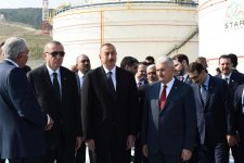 Президенты Азербайджана и Турции приняли участие в церемонии открытия НПЗ Star (ФОТО)