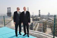 Президенты Азербайджана и Турции приняли участие в церемонии открытия НПЗ Star (ФОТО)