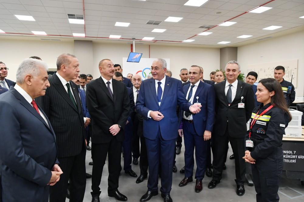 Президенты Азербайджана и Турции приняли участие в церемонии открытия НПЗ Star (ФОТО)