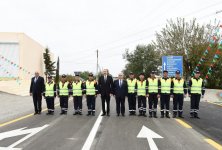 Президент Ильхам Алиев принял участие в открытии автодороги Имишли-Отузики-Гарагашлы (ФОТО)